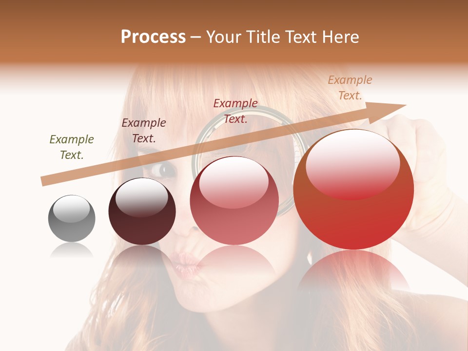 Spy Magnifying Shot PowerPoint Template