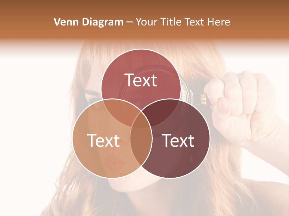 Spy Magnifying Shot PowerPoint Template