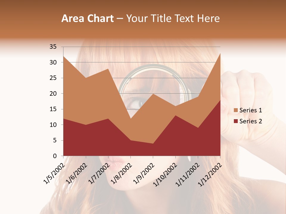 Spy Magnifying Shot PowerPoint Template
