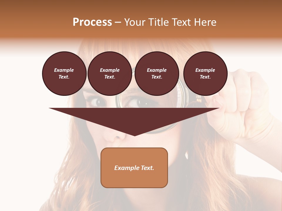 Spy Magnifying Shot PowerPoint Template