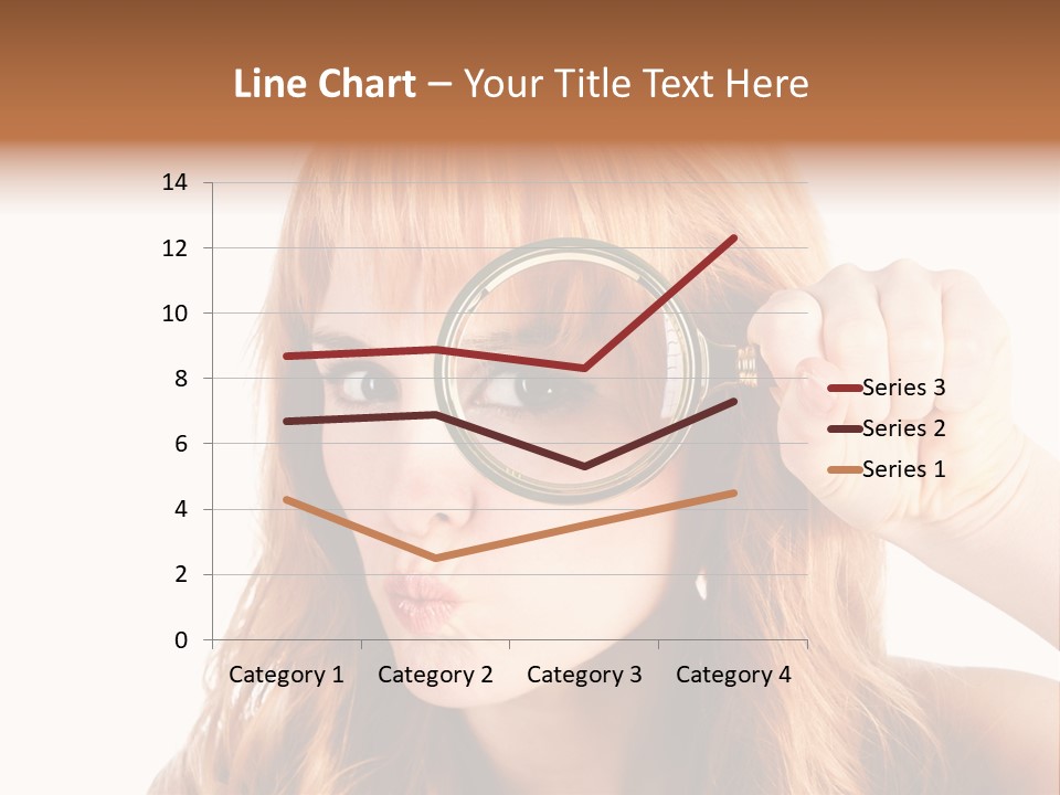Spy Magnifying Shot PowerPoint Template