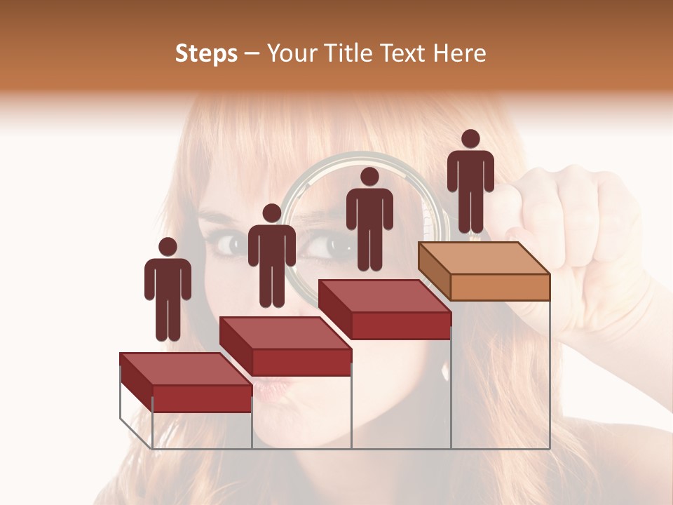 Spy Magnifying Shot PowerPoint Template