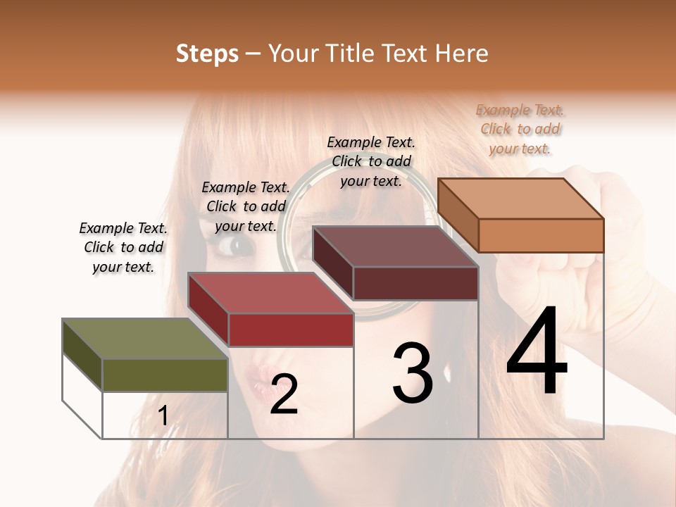 Spy Magnifying Shot PowerPoint Template