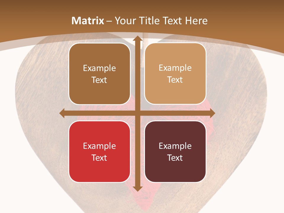 Romance Present Wooden PowerPoint Template