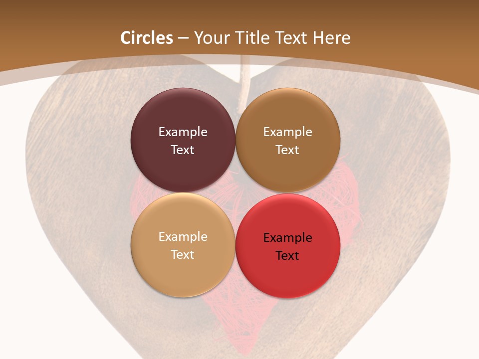 Romance Present Wooden PowerPoint Template