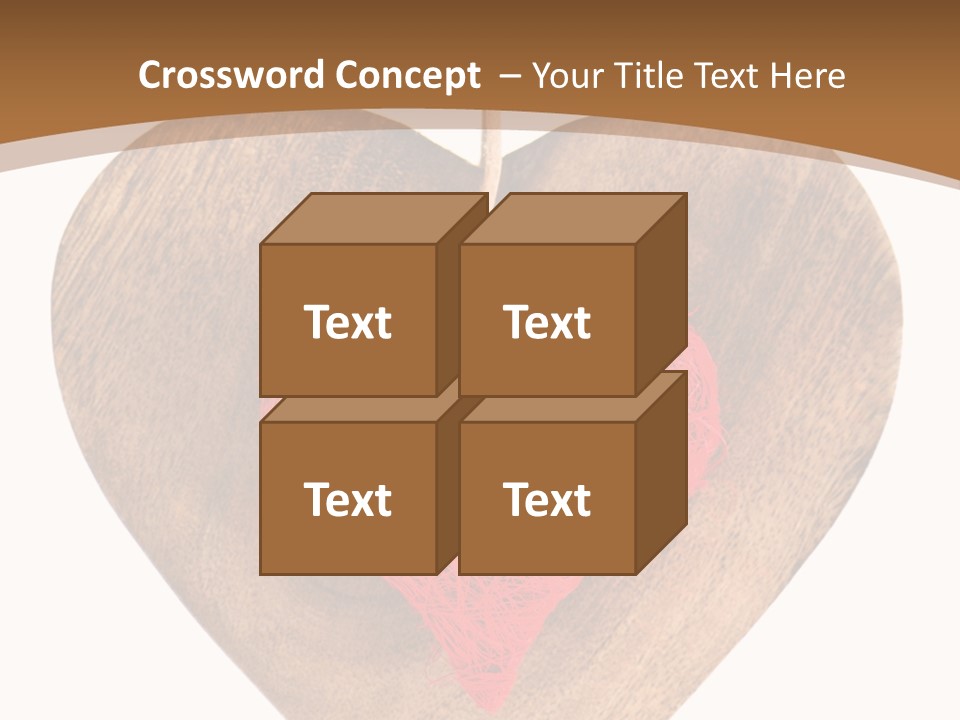 Romance Present Wooden PowerPoint Template