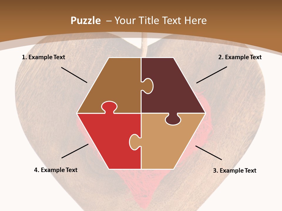 Romance Present Wooden PowerPoint Template