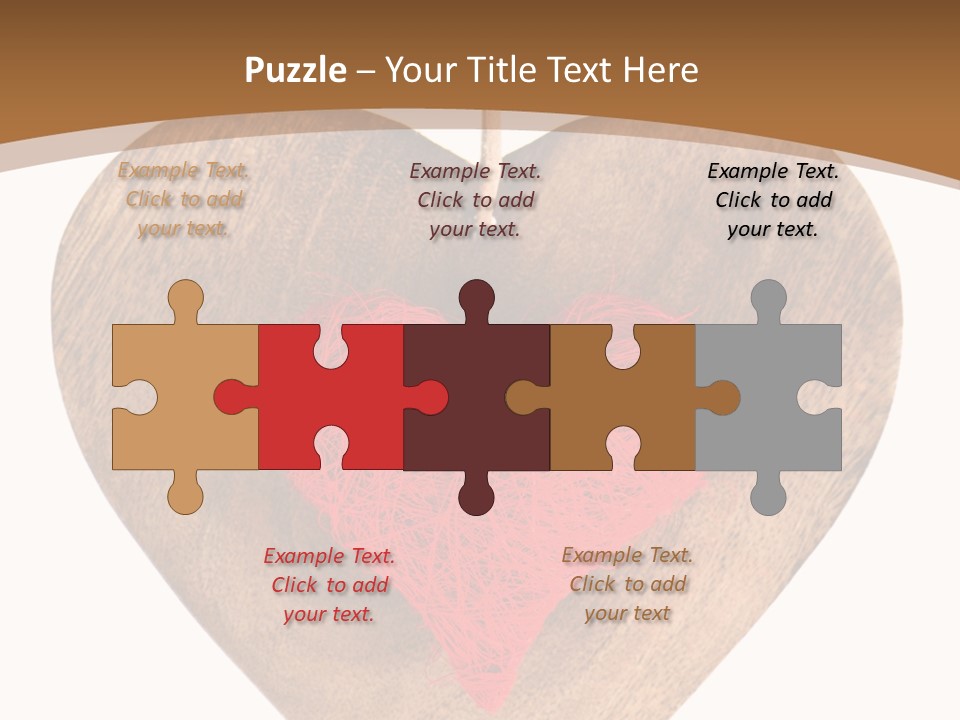 Romance Present Wooden PowerPoint Template