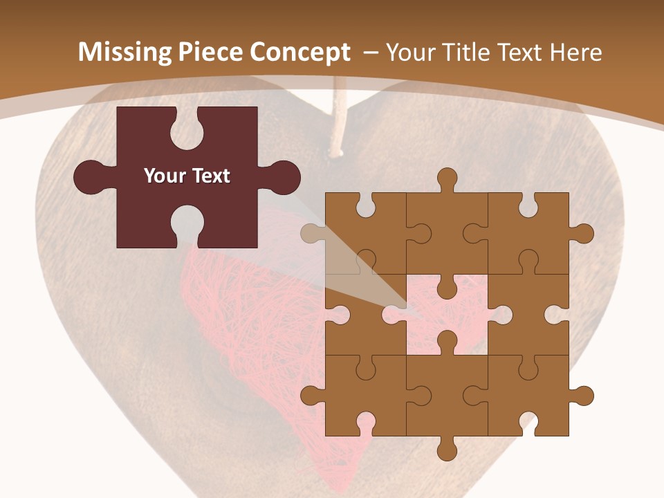 Romance Present Wooden PowerPoint Template