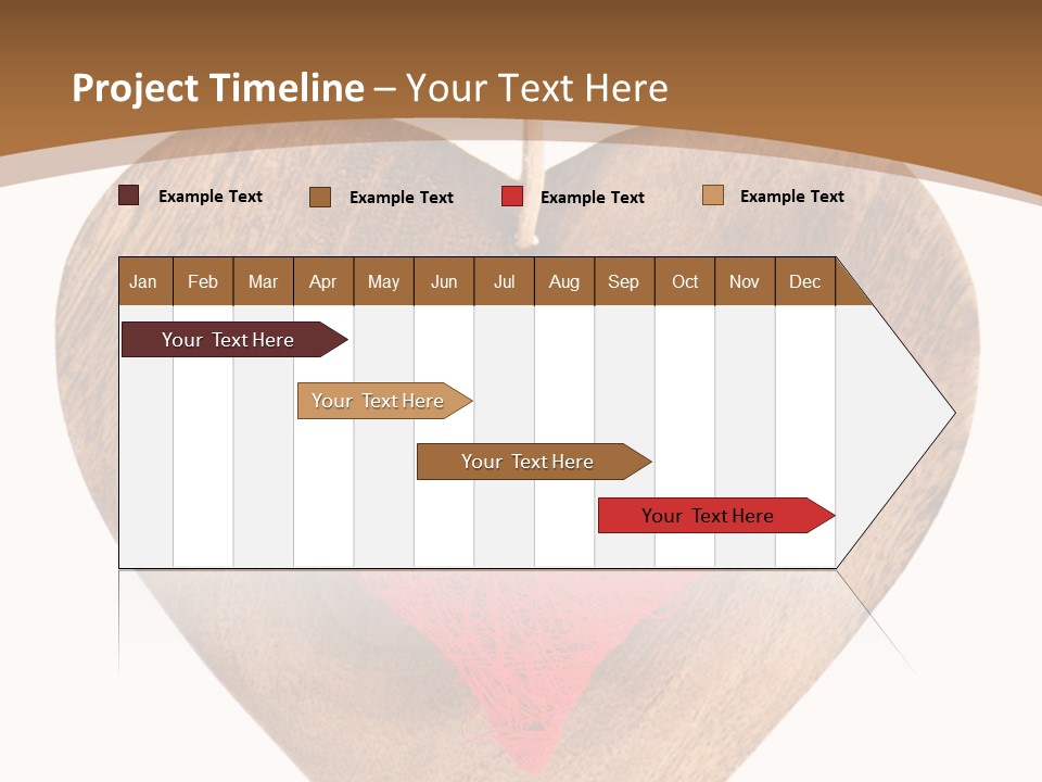 Romance Present Wooden PowerPoint Template