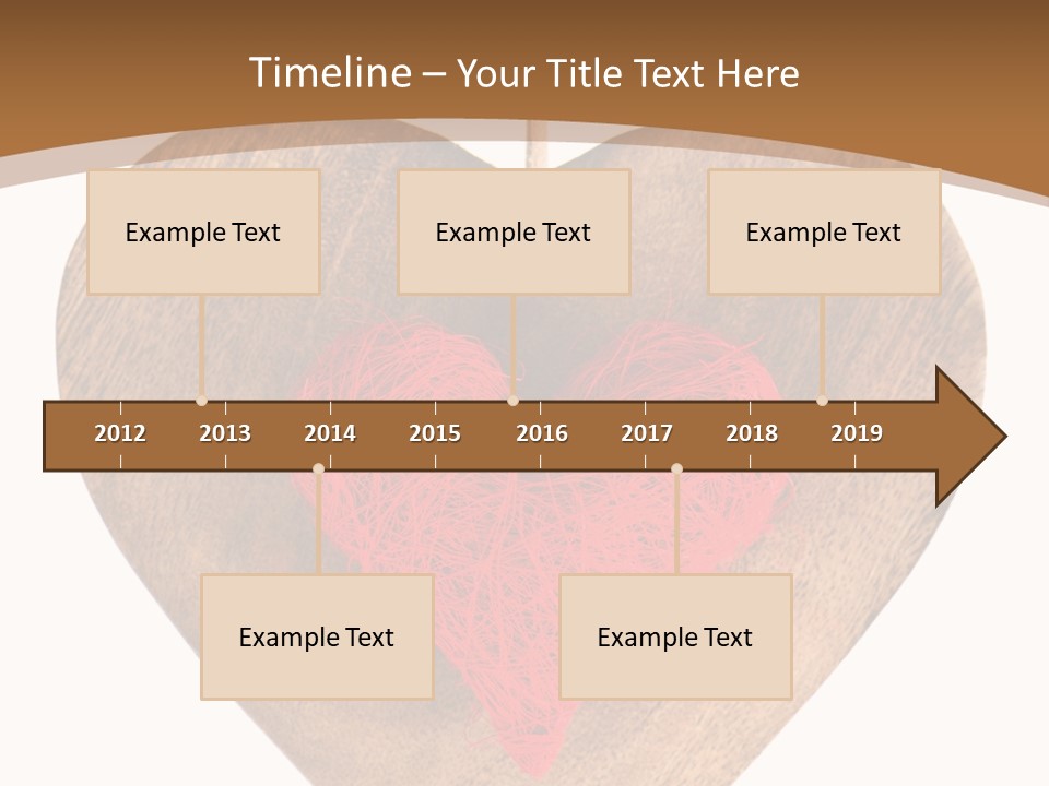 Romance Present Wooden PowerPoint Template