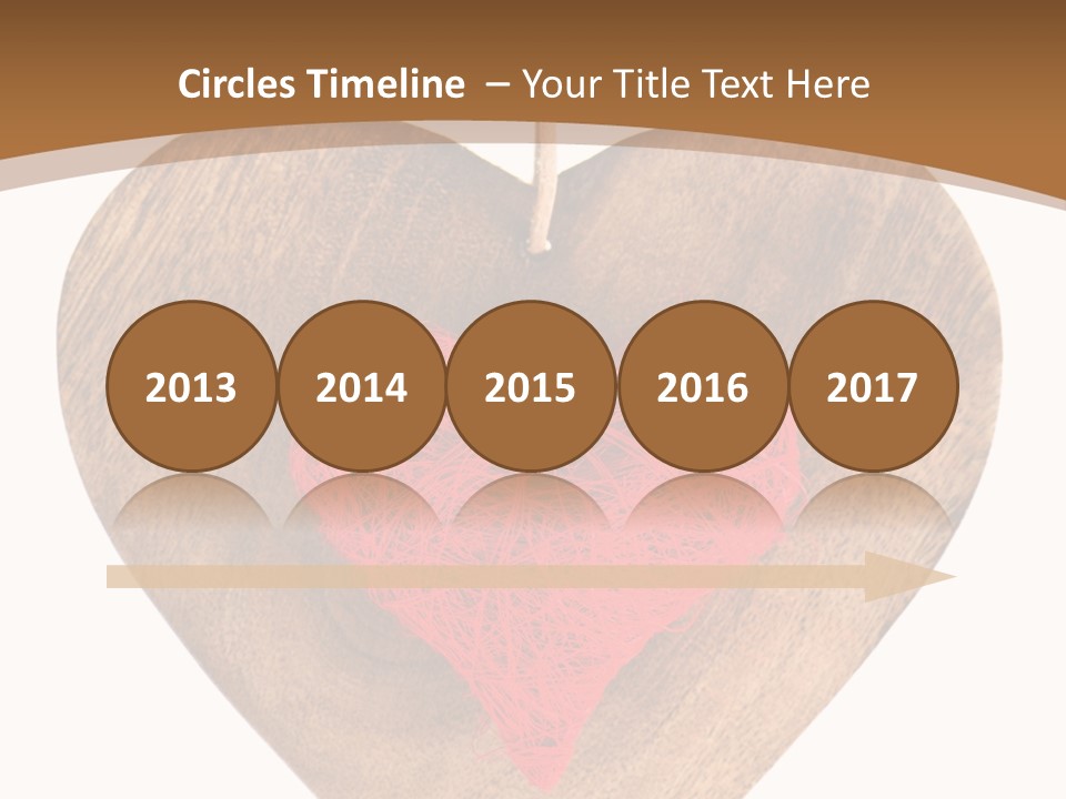 Romance Present Wooden PowerPoint Template