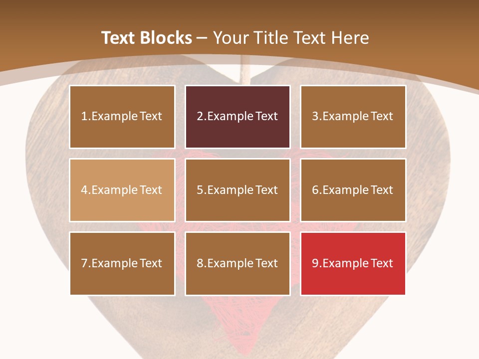 Romance Present Wooden PowerPoint Template