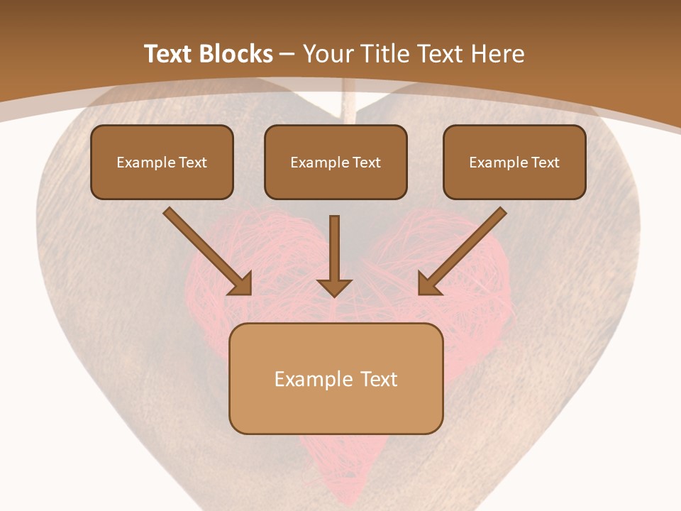 Romance Present Wooden PowerPoint Template
