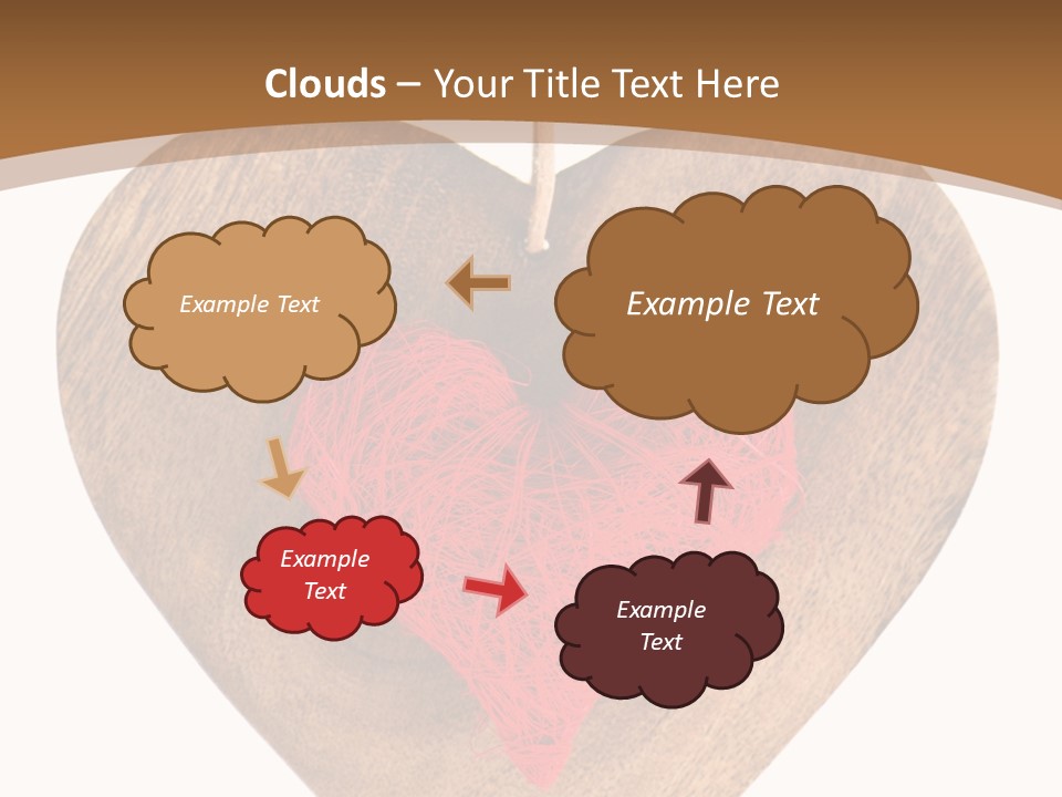 Romance Present Wooden PowerPoint Template