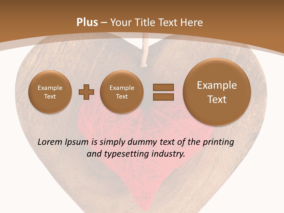 Romance Present Wooden PowerPoint Template