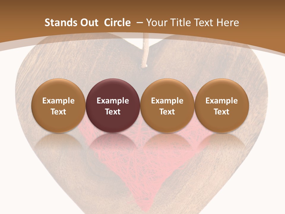 Romance Present Wooden PowerPoint Template