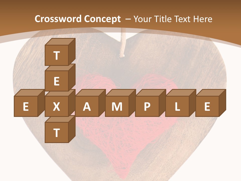 Romance Present Wooden PowerPoint Template