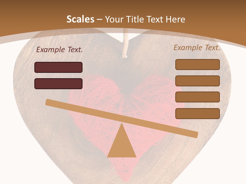 Romance Present Wooden PowerPoint Template