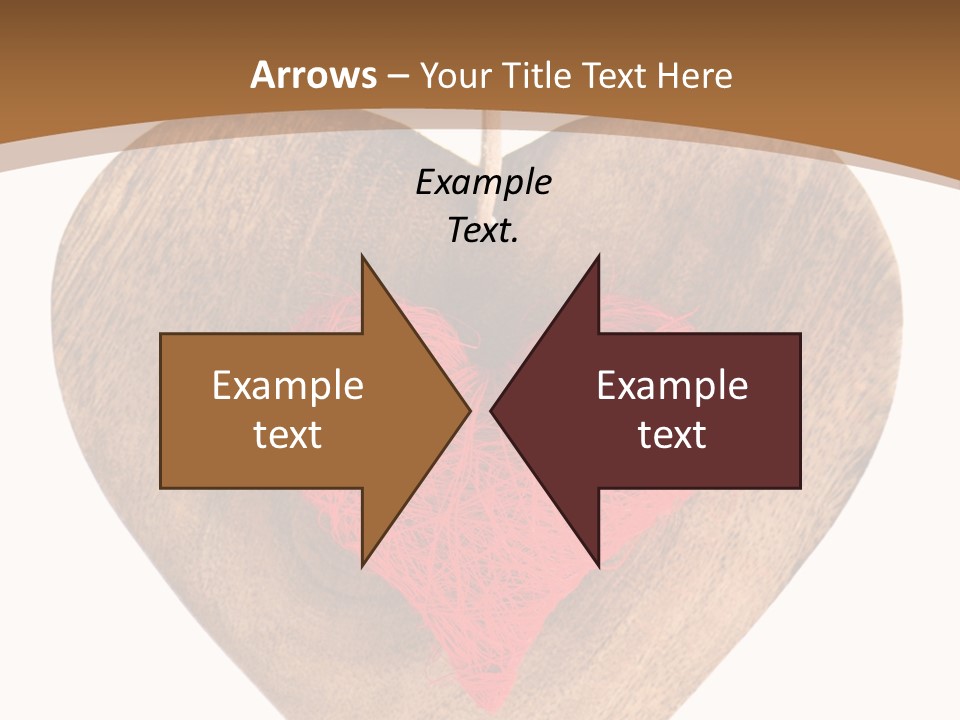 Romance Present Wooden PowerPoint Template