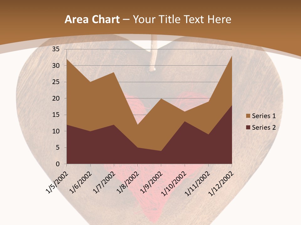 Romance Present Wooden PowerPoint Template