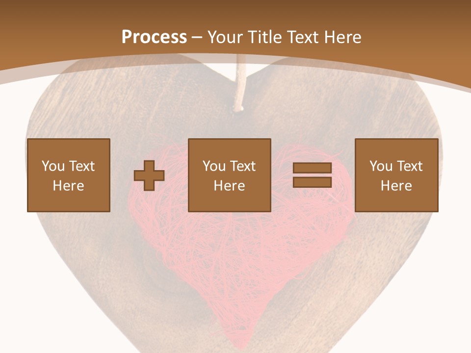 Romance Present Wooden PowerPoint Template