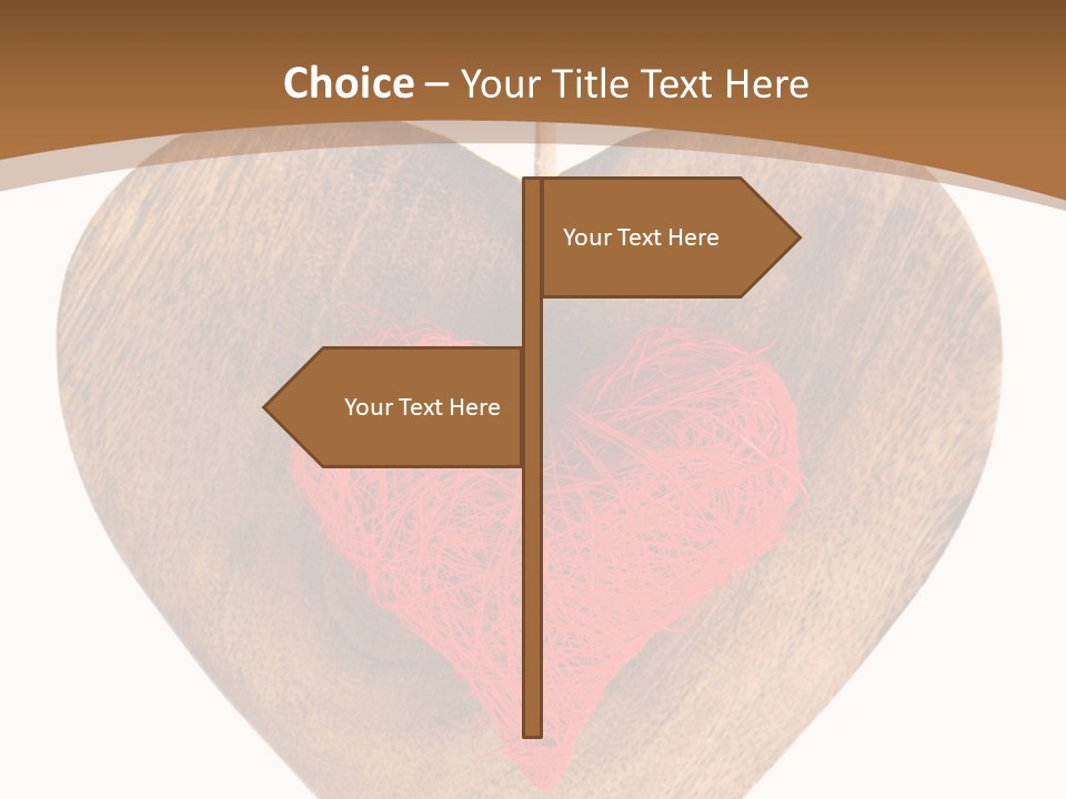 Romance Present Wooden PowerPoint Template