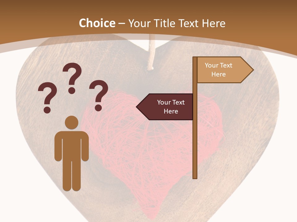 Romance Present Wooden PowerPoint Template