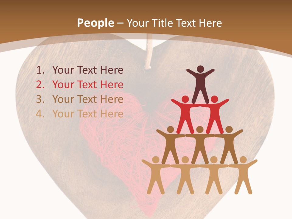 Romance Present Wooden PowerPoint Template