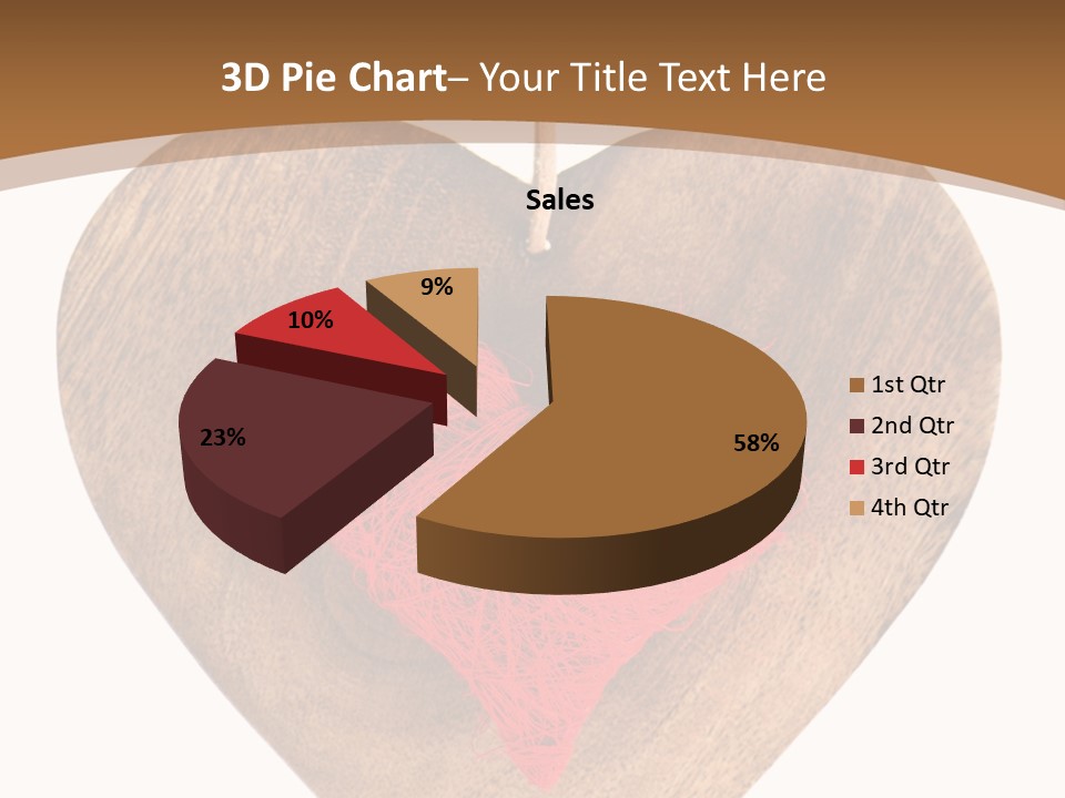 Romance Present Wooden PowerPoint Template