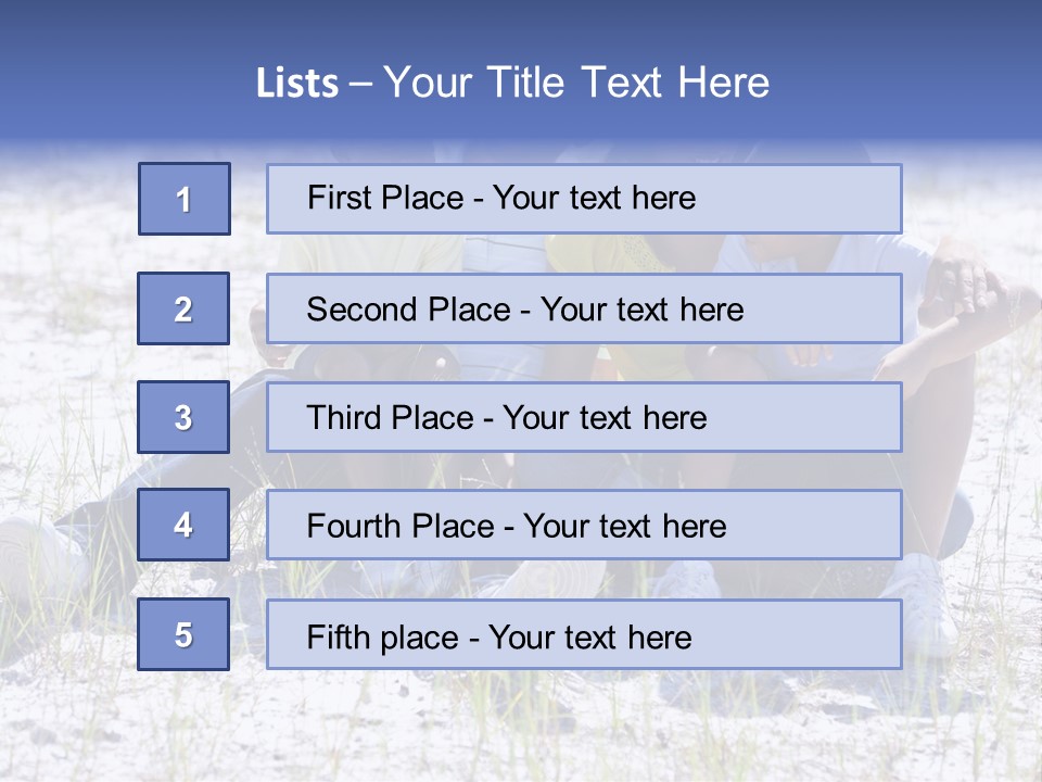 Adults Sunny Young PowerPoint Template
