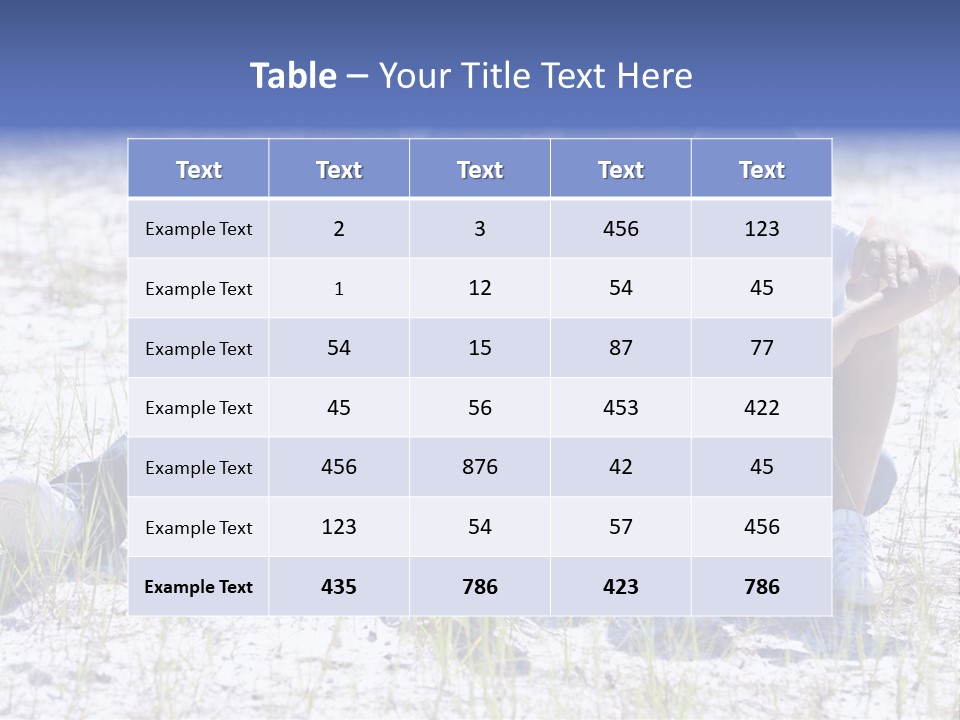 Adults Sunny Young PowerPoint Template
