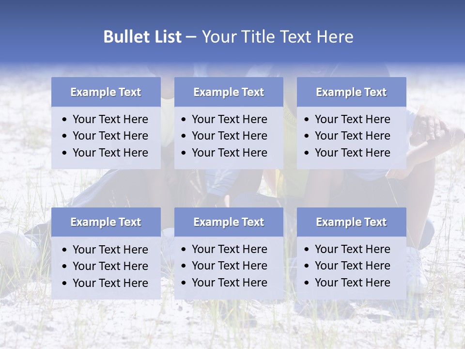 Adults Sunny Young PowerPoint Template