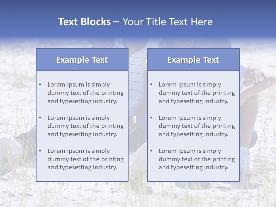 Adults Sunny Young PowerPoint Template