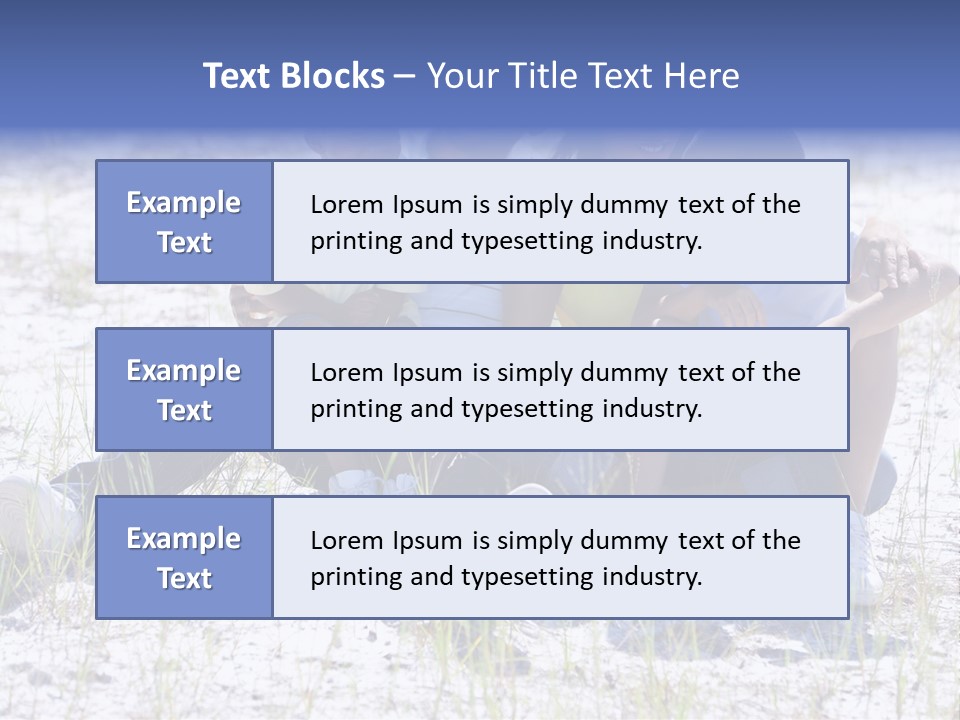 Adults Sunny Young PowerPoint Template