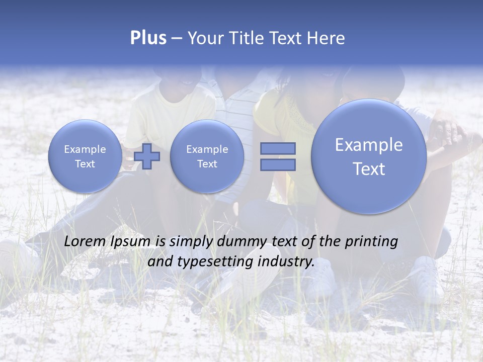 Adults Sunny Young PowerPoint Template