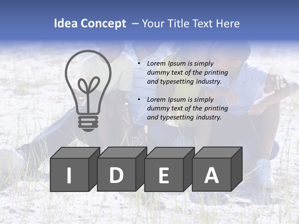 Adults Sunny Young PowerPoint Template