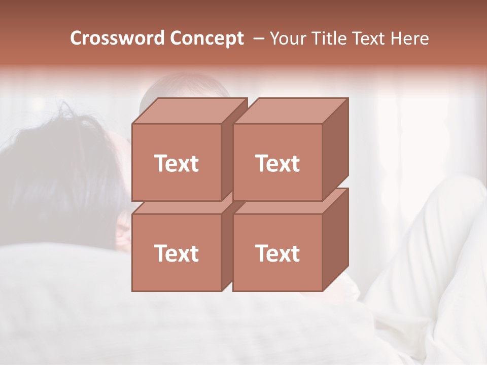 Laying Mixed Baby PowerPoint Template