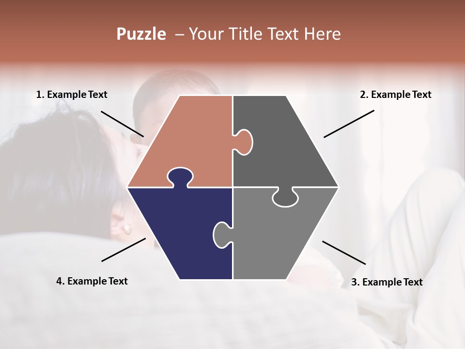 Laying Mixed Baby PowerPoint Template