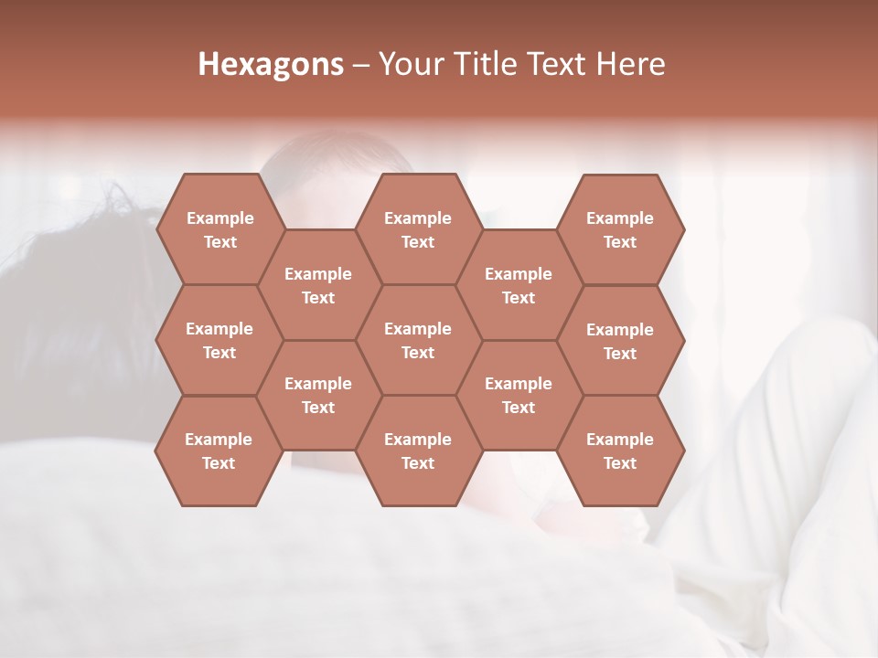 Laying Mixed Baby PowerPoint Template