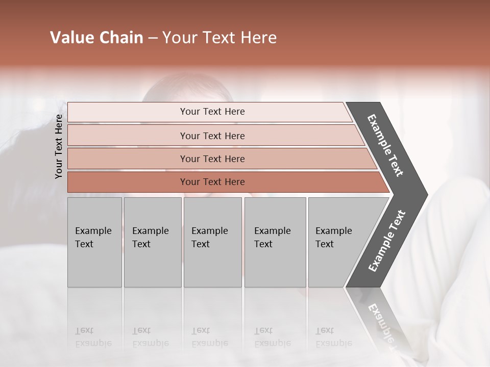 Laying Mixed Baby PowerPoint Template
