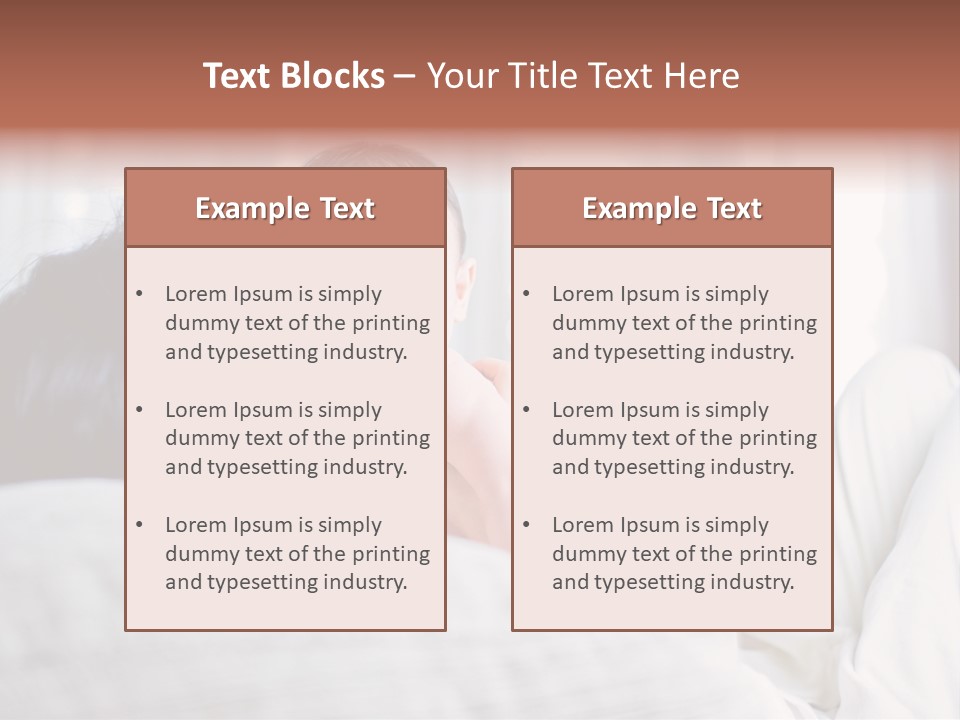 Laying Mixed Baby PowerPoint Template
