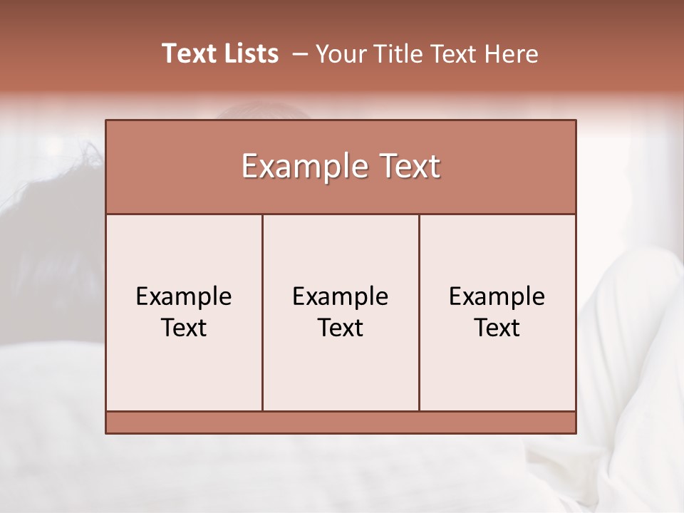 Laying Mixed Baby PowerPoint Template