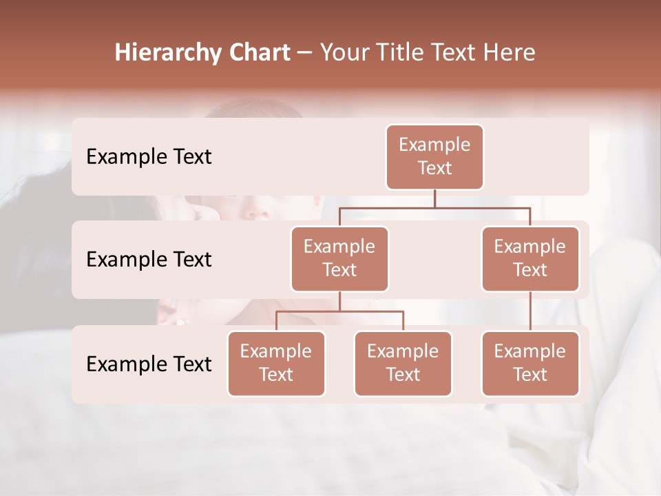 Laying Mixed Baby PowerPoint Template