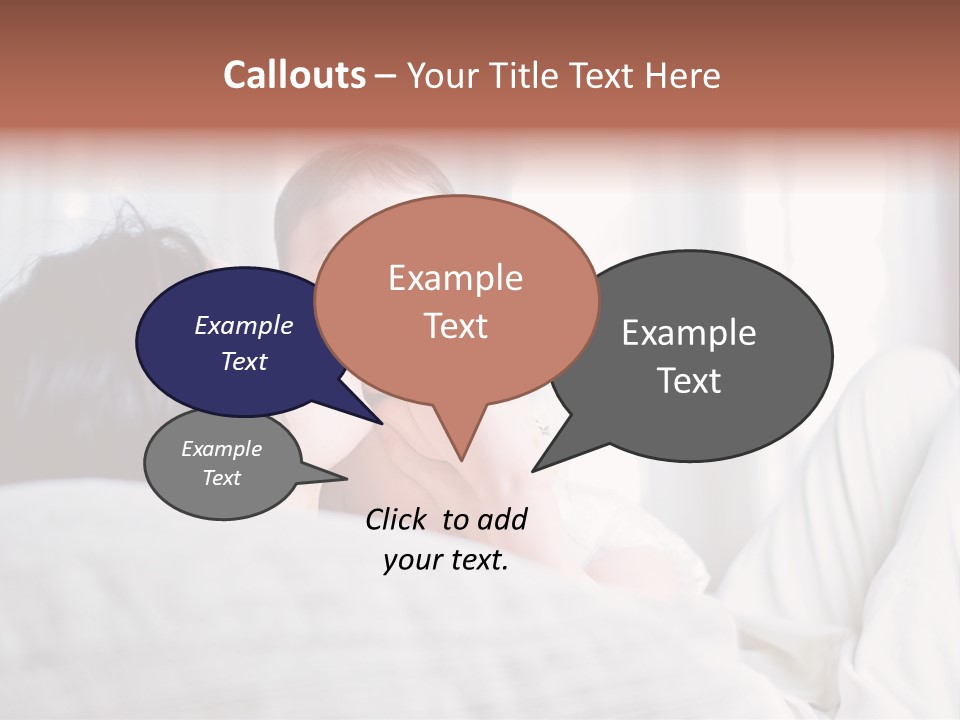 Laying Mixed Baby PowerPoint Template