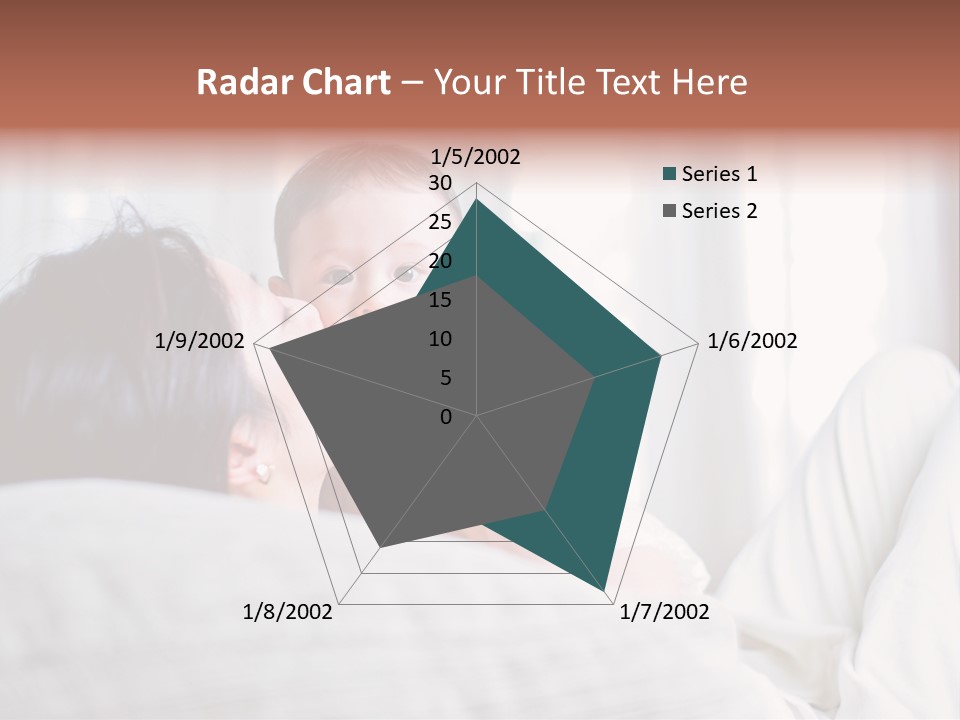 Laying Mixed Baby PowerPoint Template