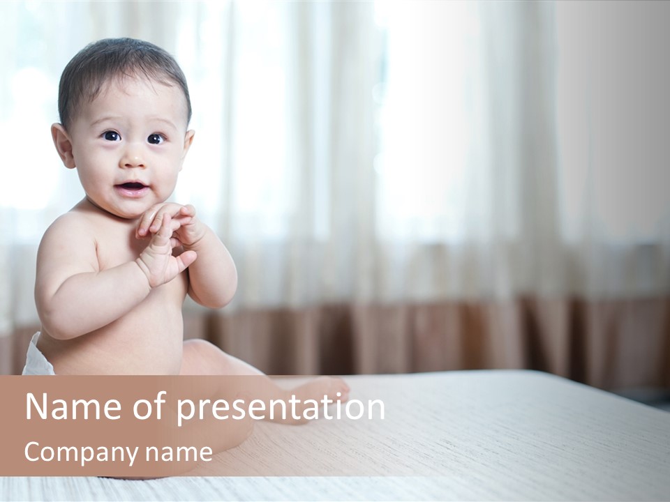 Baby Newborn Parent PowerPoint Template