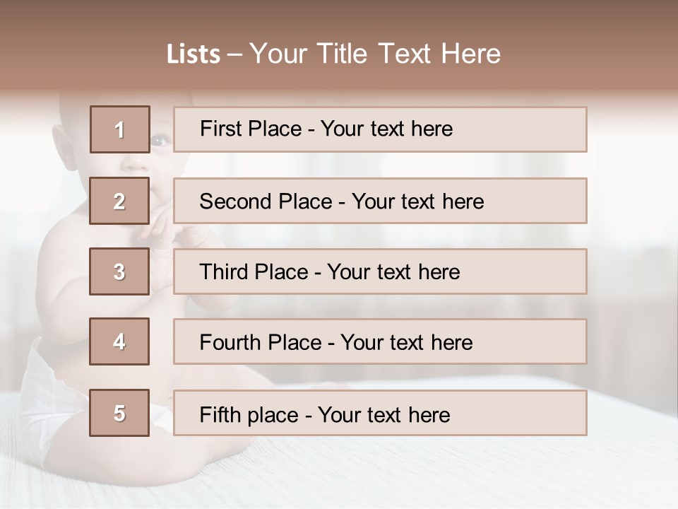 Baby Newborn Parent PowerPoint Template