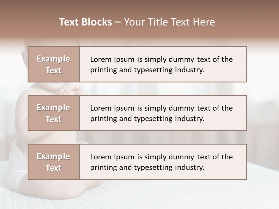Baby Newborn Parent PowerPoint Template