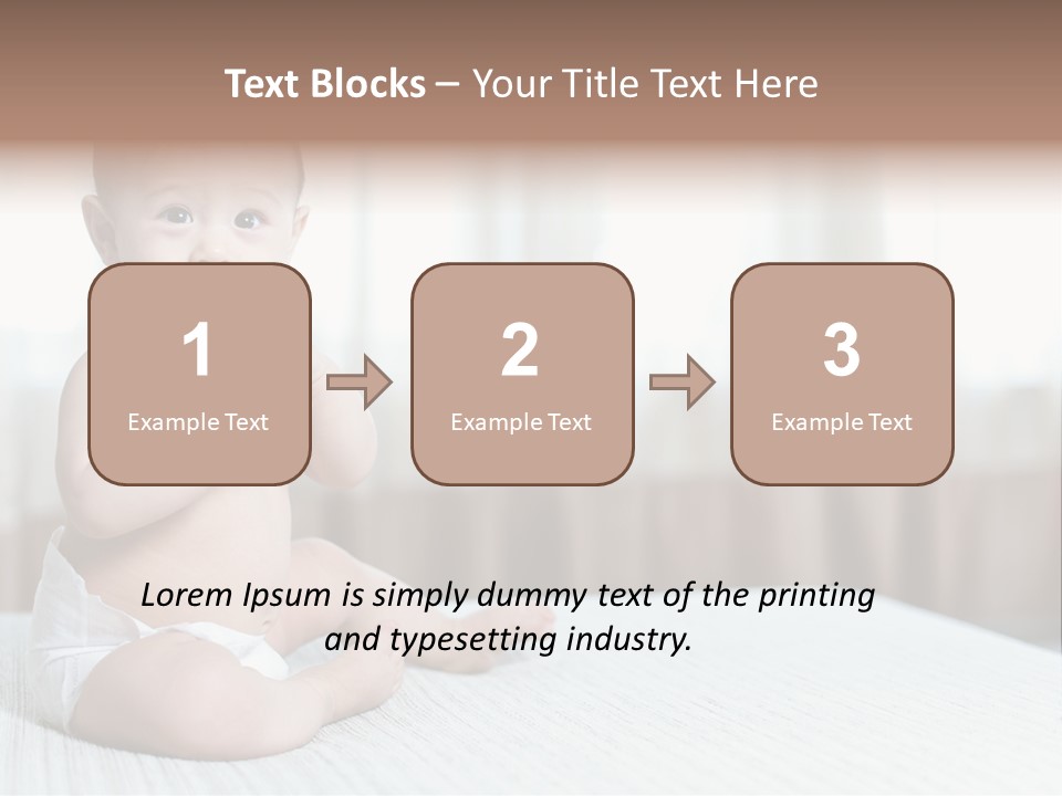 Baby Newborn Parent PowerPoint Template